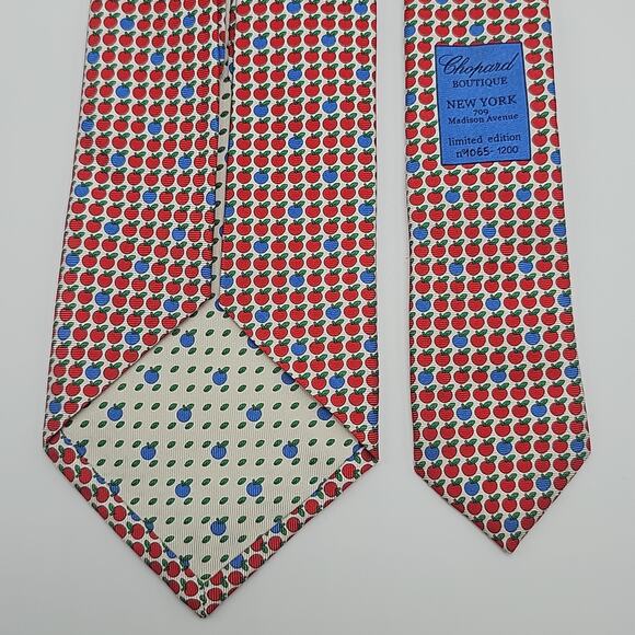 Chopard Boutique Limited Edition Mens Seven Fold Tie No 1065-1200 58.5" Italy - Picture 6 of 7
